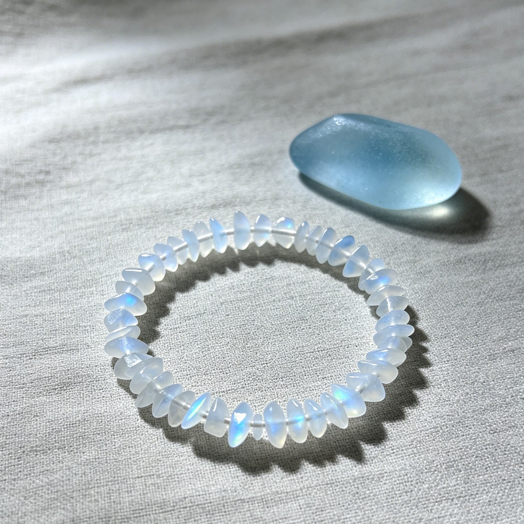 Moonstone Bracelet – Raw Natural Stone