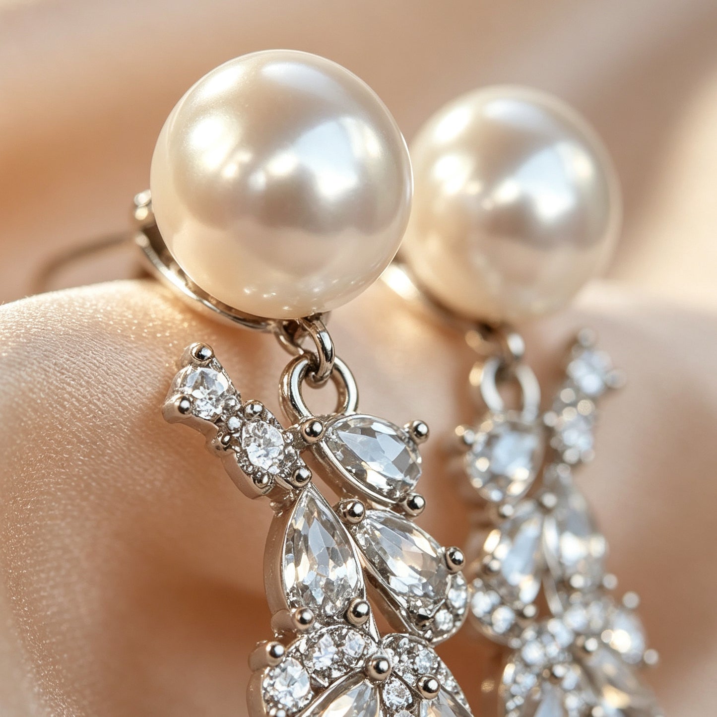 Pearl Tassel Earrings