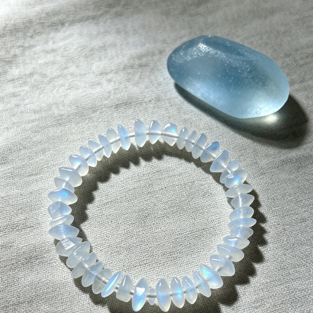 Moonstone Bracelet – Raw Natural Stone