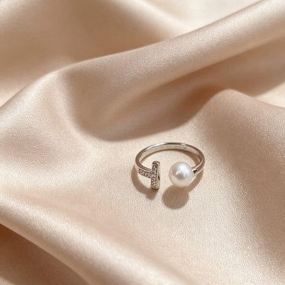 Akoya Pearl Open Ring