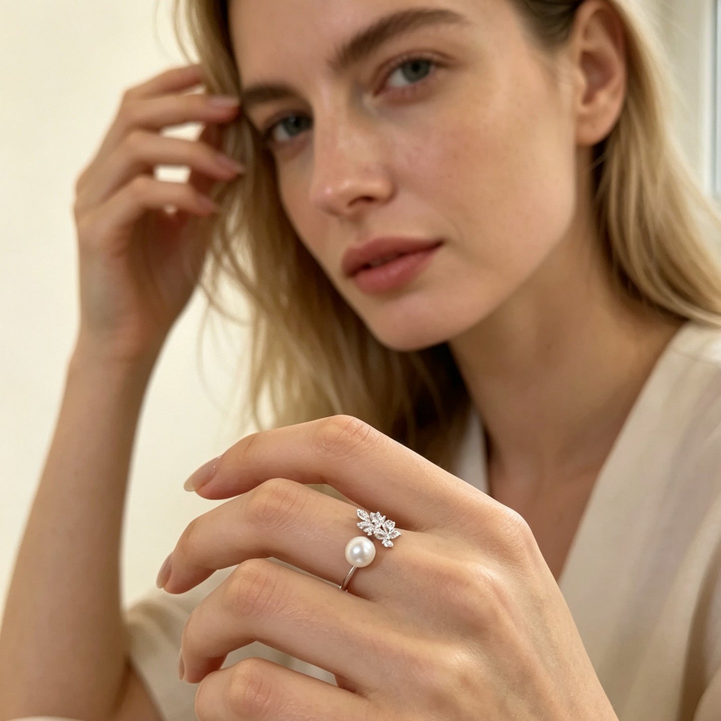 Aurora Freshwater Pearl Ring