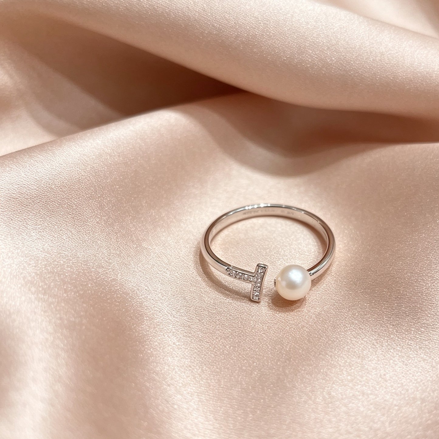 Akoya Pearl Open Ring