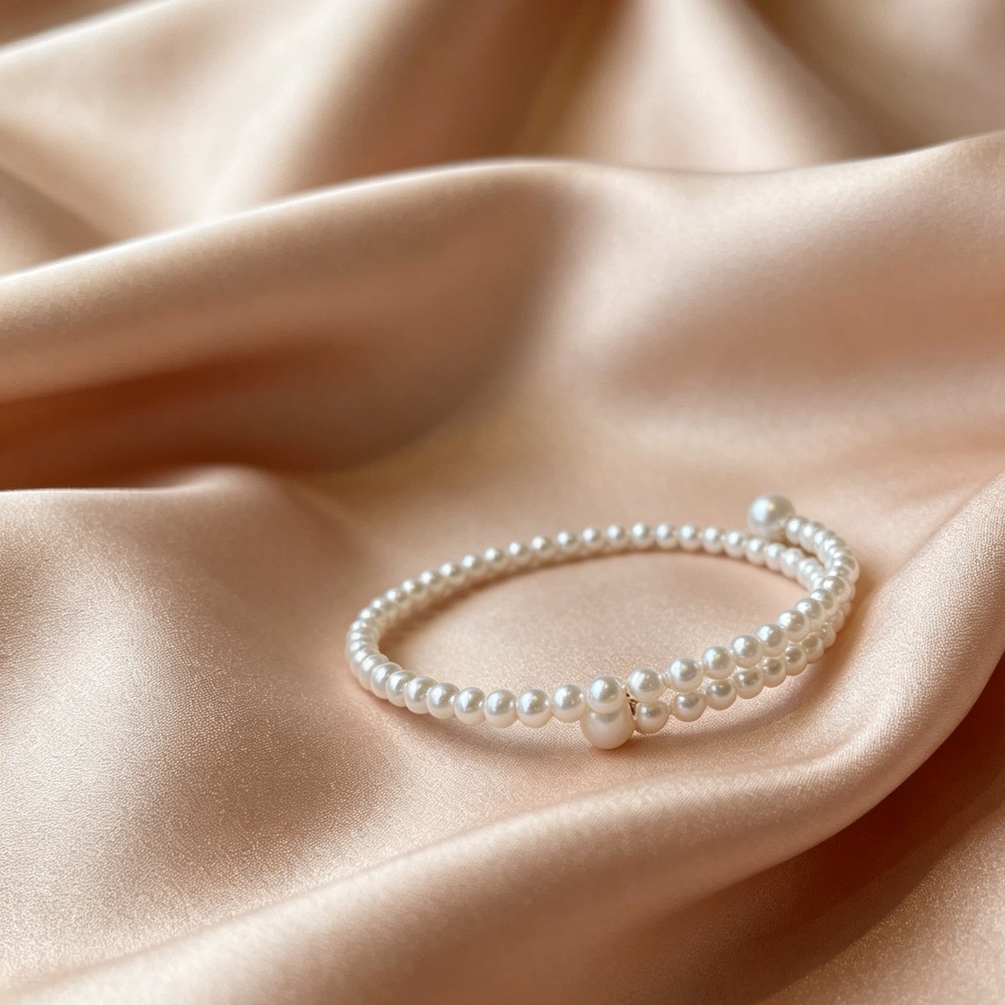 Akoya Pearl Open Bracelet