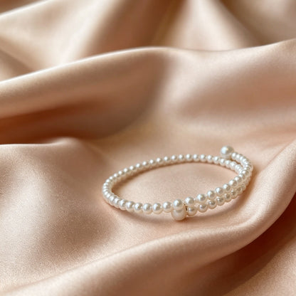 Akoya Pearl Open Bracelet