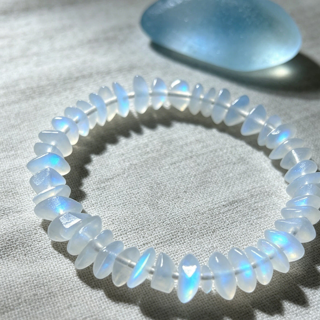Moonstone Bracelet – Raw Natural Stone