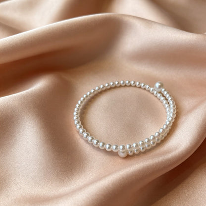 Akoya Pearl Open Bracelet