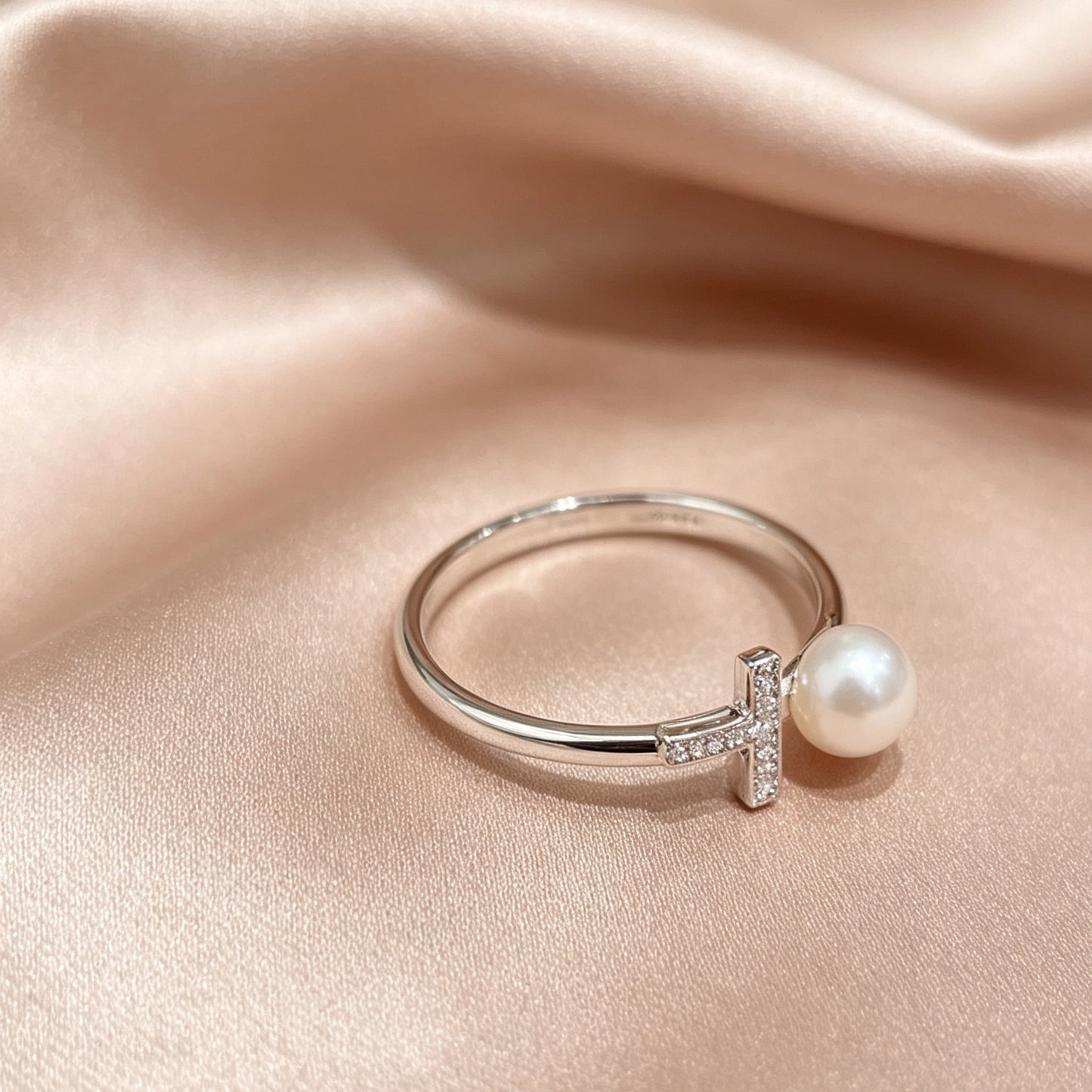 Akoya Pearl Open Ring