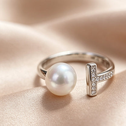 Akoya Pearl Open Ring