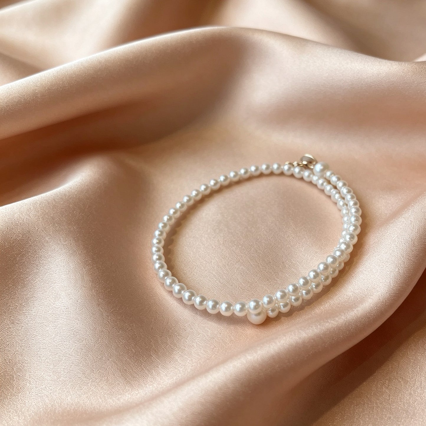 Akoya Pearl Open Bracelet