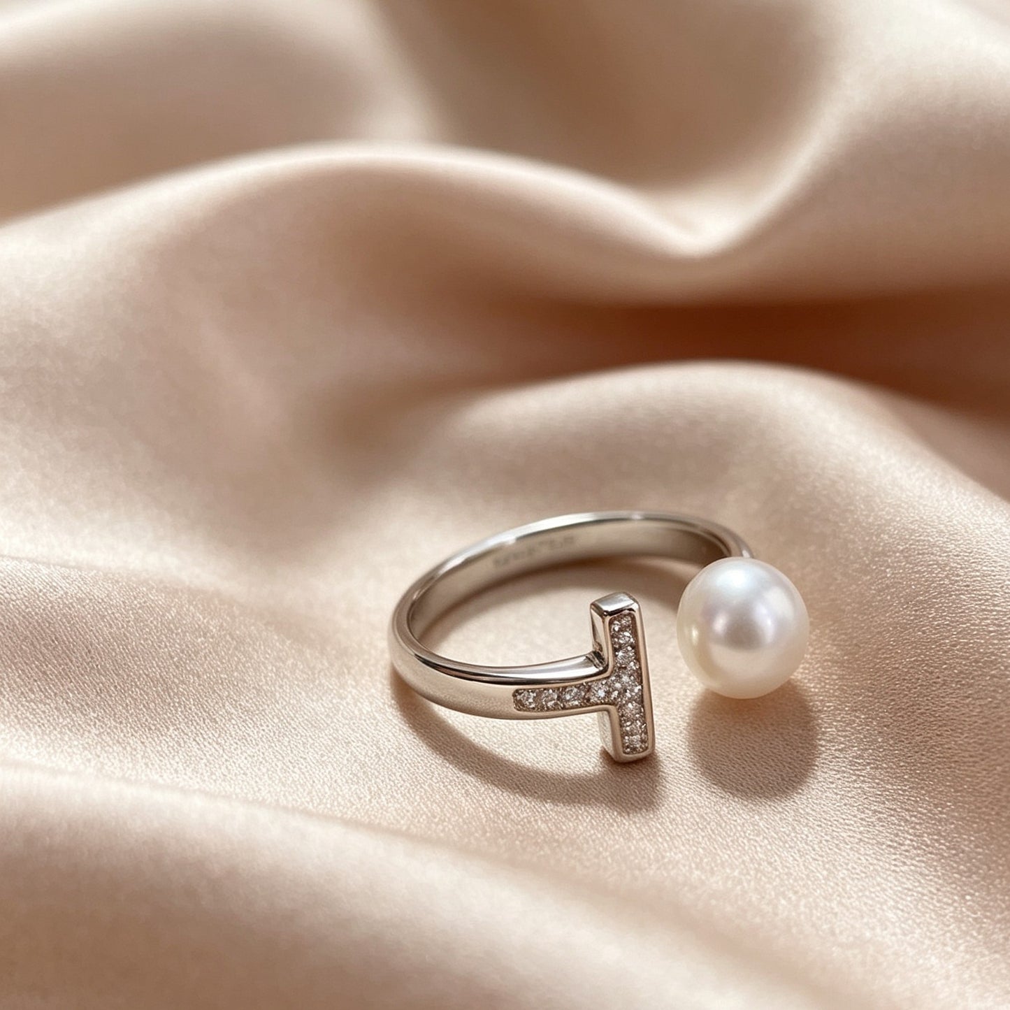 Akoya Pearl Open Ring